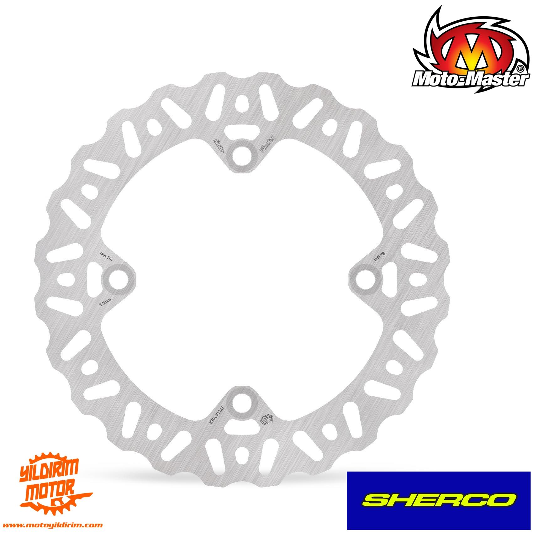 MOTOMASTER SHERCO NİTRO ARKA FREN DİSKİ 220MM