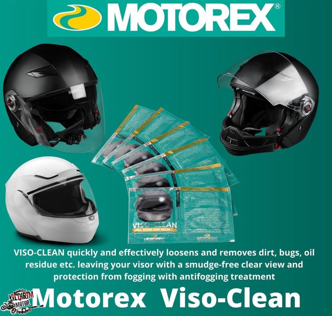 MOTOREX YÜZEY TEMİZLEME MENDİLİ 12X6