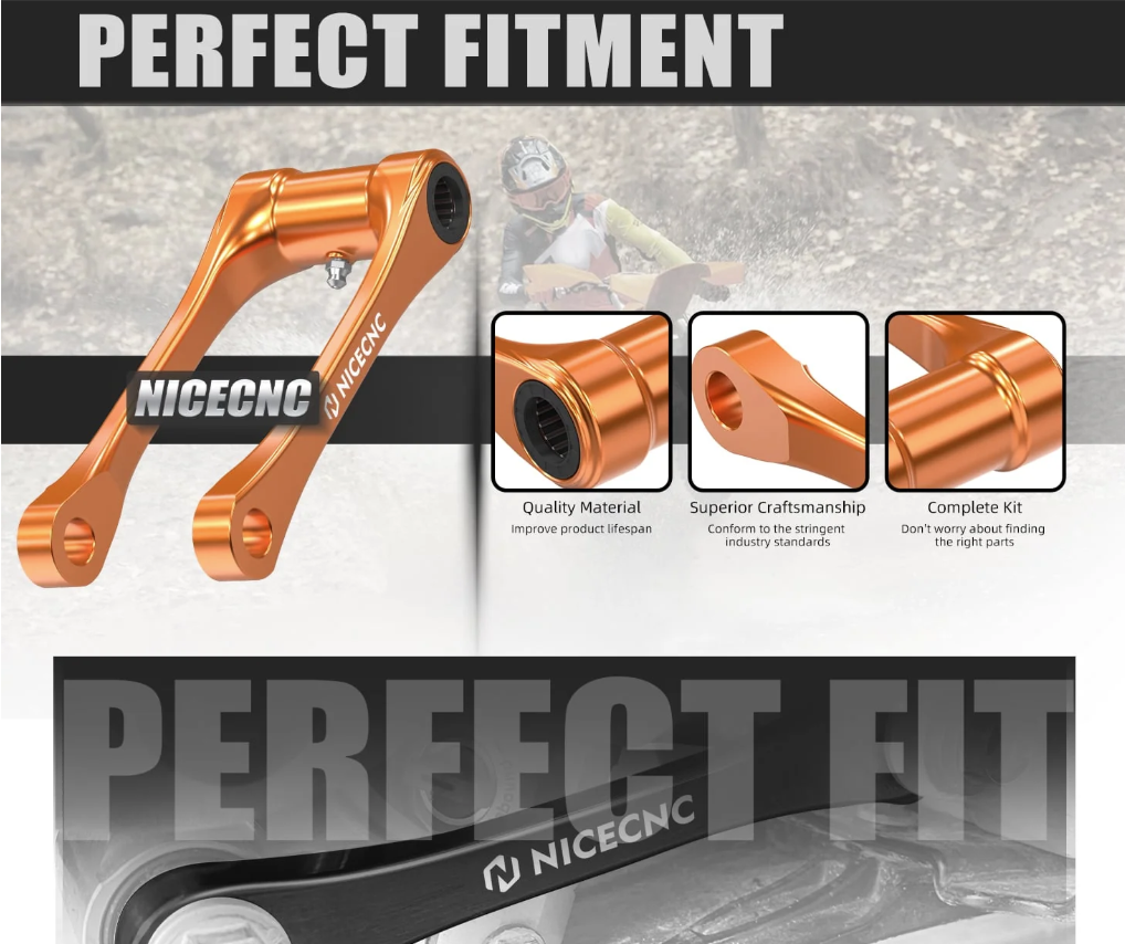 NICECNC KTM&HSQ&GASGAS 1,5 CM ALÇALTMA KİTİ 24-26
