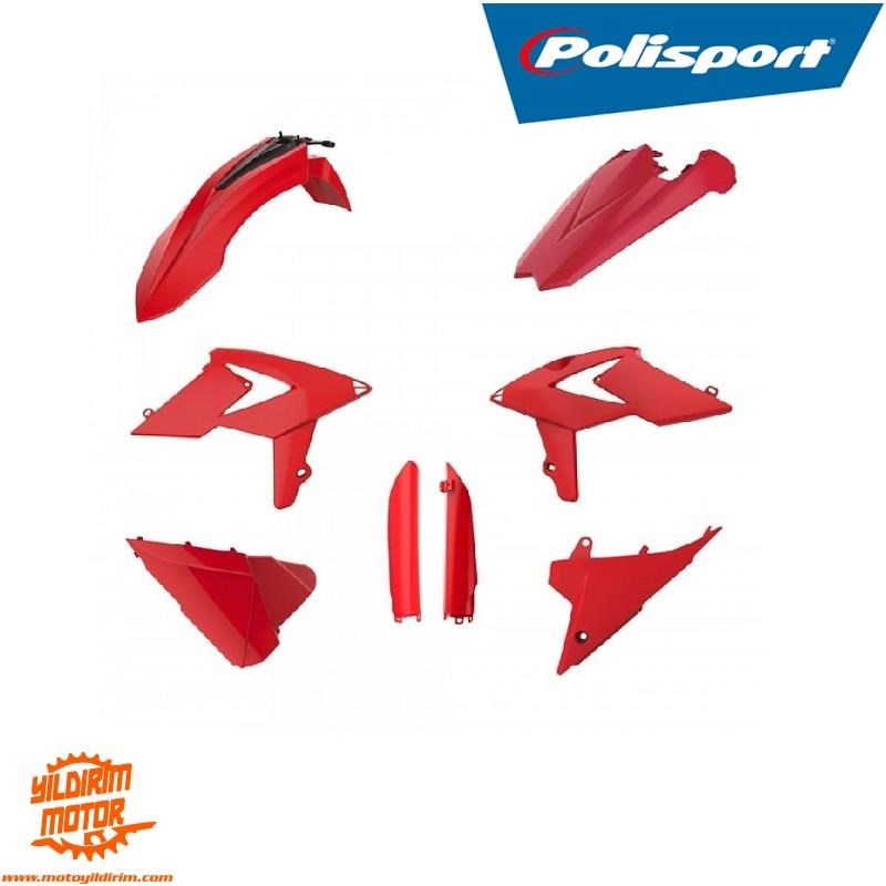 POLİSPORT BETA RR 2T / 4T PLASTİK GRENAJ SET KIRMIZI  2019