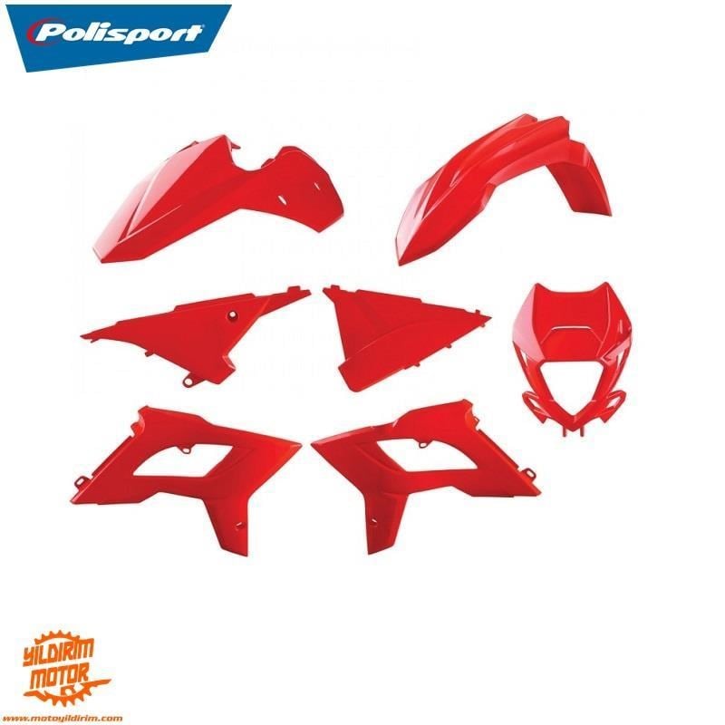 13-17 POLİSPORT BETA RR 2T/4T PLASTİK GRENAJ SETİ KIRMIZI