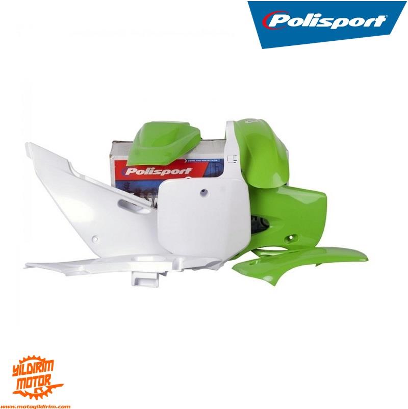 POLİSPORT KAWASAKİ KLX110 PLASTİK GRENAJ SET 02-09