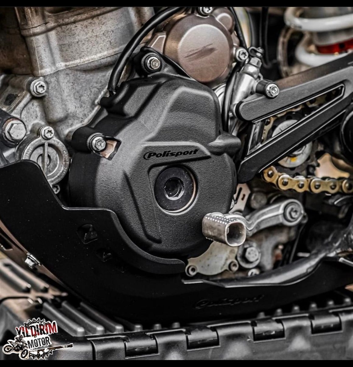 Polisport KTM Freeride 250 F Modeller Statör Kapak Koruma 18-19