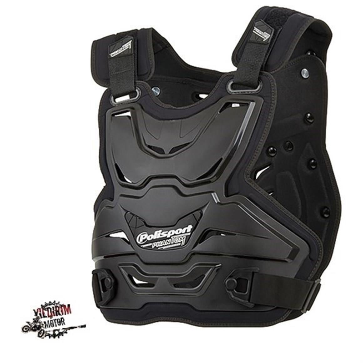 Polisport Phantom Lite Enduro Motocross Vücut Koruma BLACK