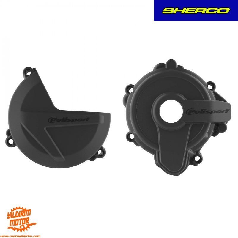POLİSPORT SHERCO SE250/300 DEBRİYAJ STATÖR KORUMA SETİ 14-26