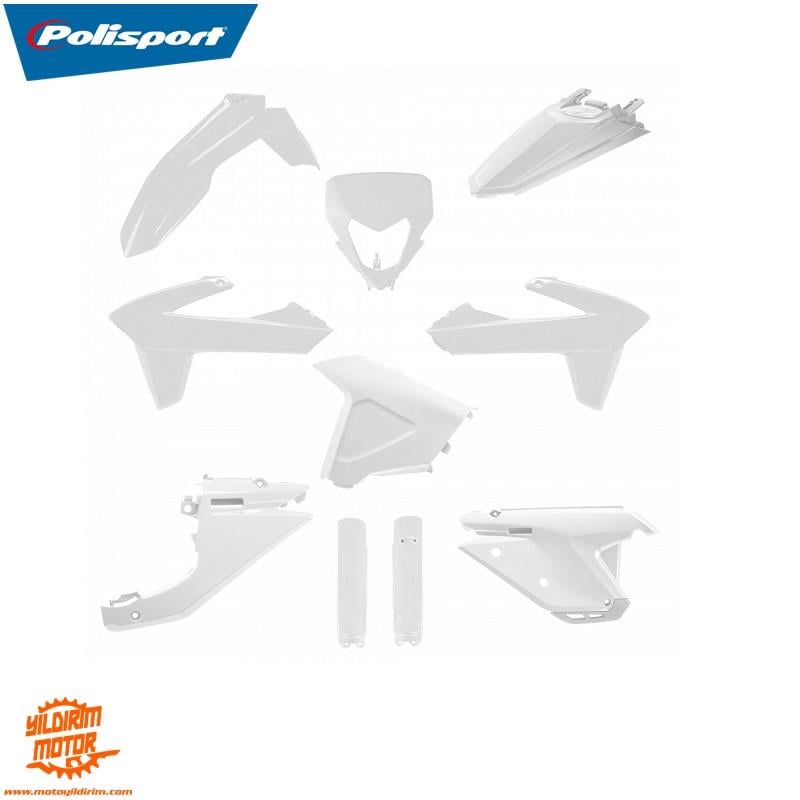 POLİSPORT SHERCO SE/SE-F FULL PLSTİK GRENAJ SETİ BEYAZ 25-26