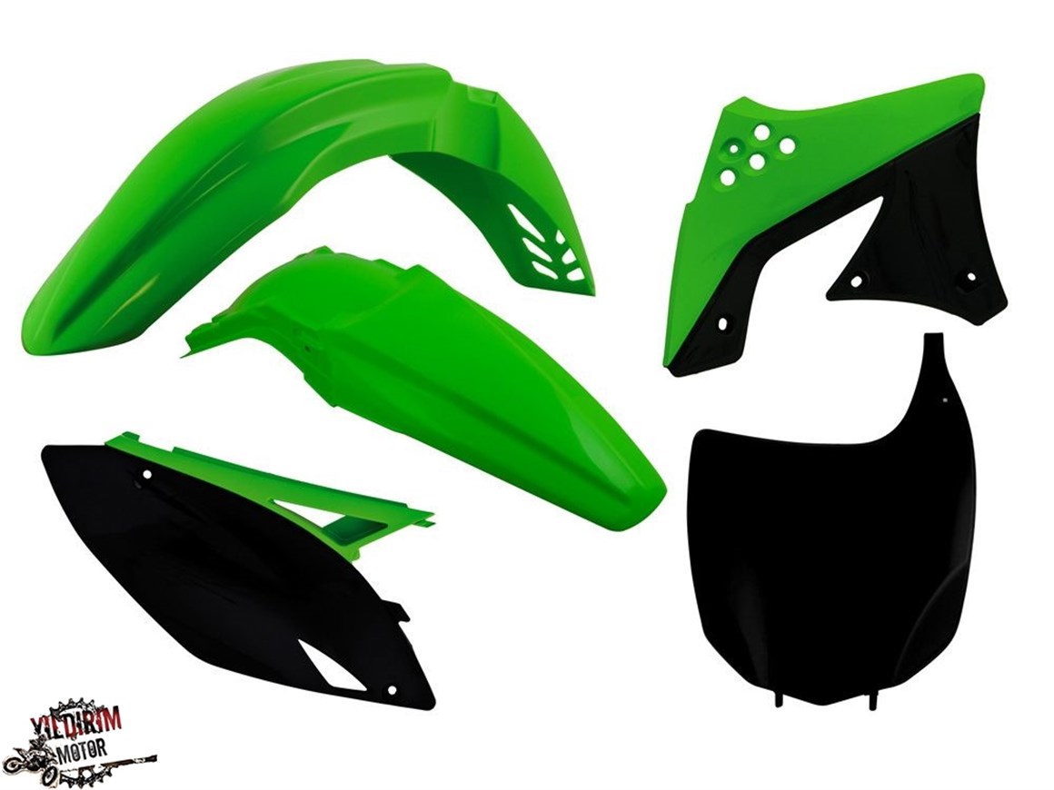 Rtech Kawasaki KX-F 250 Grenaj Plastik Set 09-12