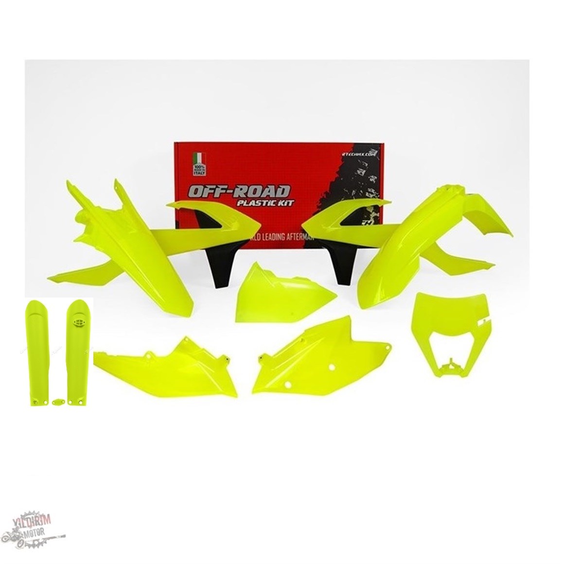 Rtech KTM EXC EXC-F Modeller Grenaj Plastik Set 17-18