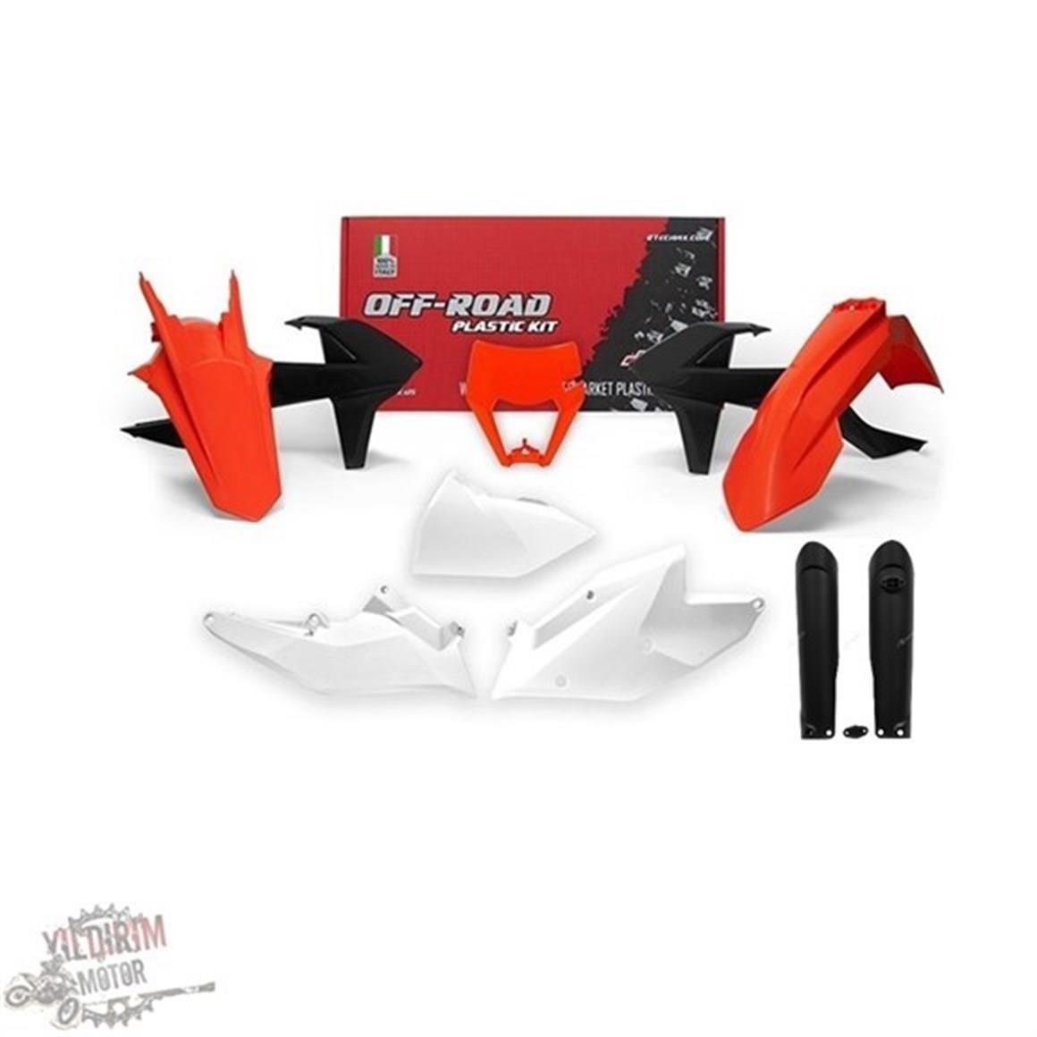 Rtech KTM EXC EXC-F Modeller Grenaj Plastik Set 17-18