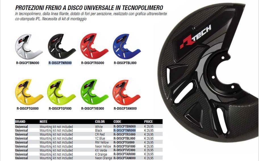 Rtech KTM Modeller Ön Disk Koruma 16-24 Siyah