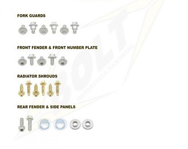 RTECH KTM SX50 CİVATA SETİ 02-18