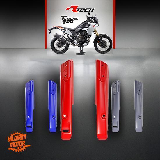 RTECH TENERE 700 ÖN AMORTİSÖR KORUMA SİYAH 2019-2025