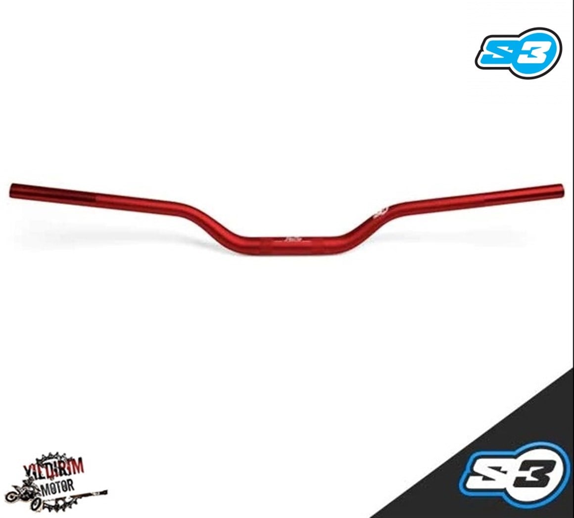 S3 7050 Enduro 28mm Universal KIRMIZI Gidon