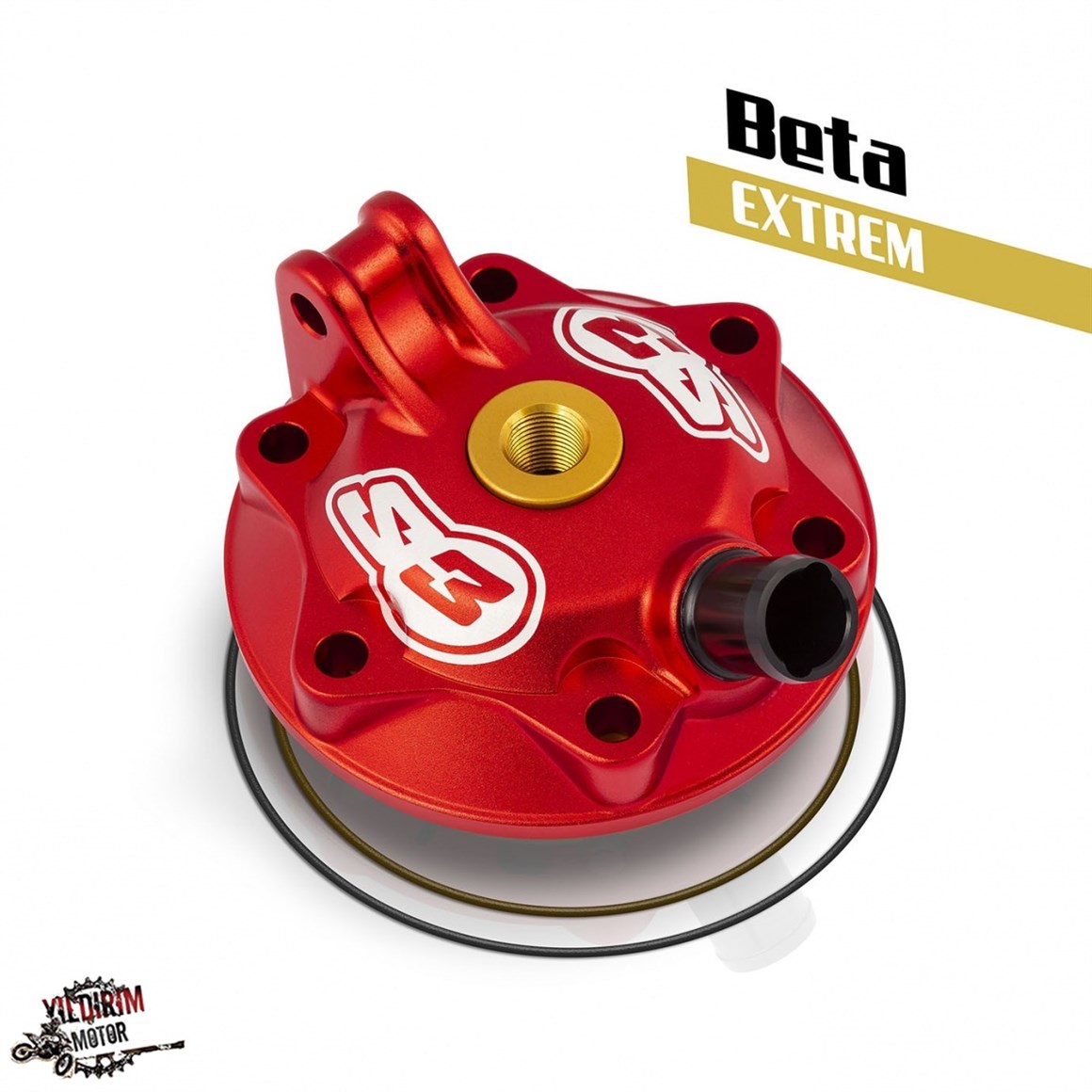 S3 BETA RR 250 SİLİNDİR ÜST KAPAK KIRMIZI 18-