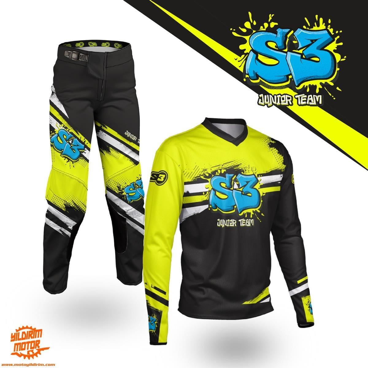 S3 ENDURO ÇOCUK PANTALON JERSEY TAKIM 