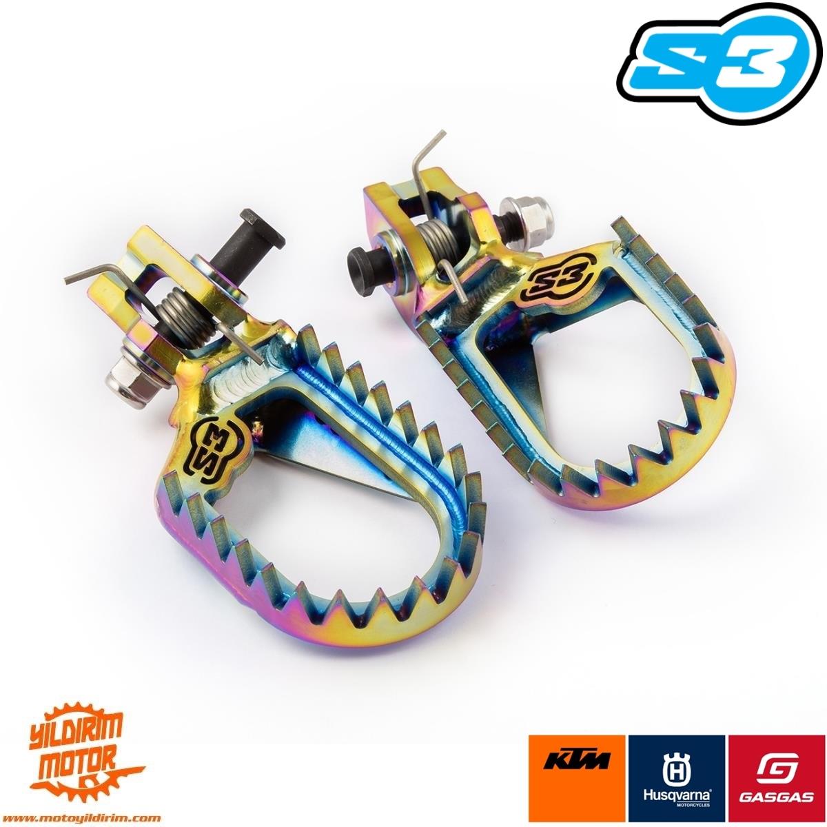 S3 HUSQVARNA TE/FE/TC/FC MODELLER TİTANYUM BASAK SETİ 17-23