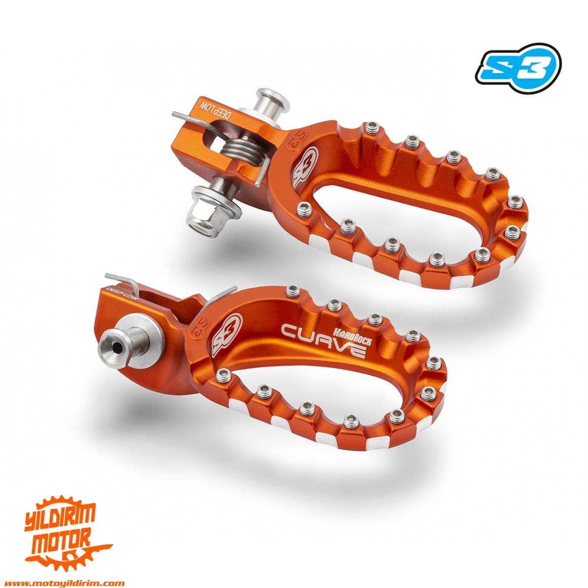 S3 KTM EXC EXC-F MODELLER BASAK SETİ AÇIK TURUNCU 