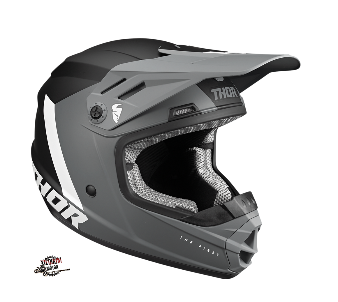THOR SECTOR CHEV GRİ ÇOCUK KASK 