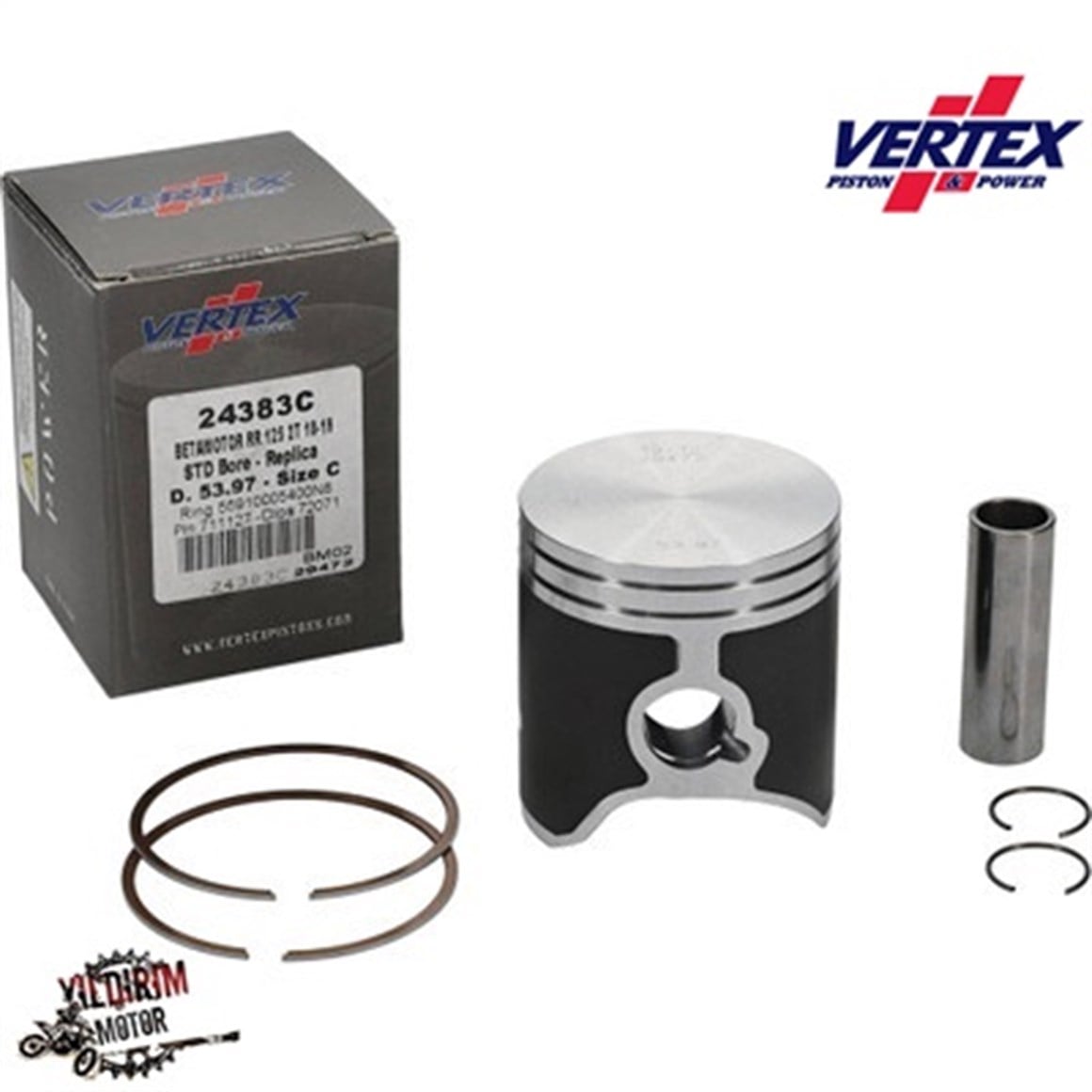 VERTEX BETA 125RR C PİSTON SEGMAN SETİ 18-21
