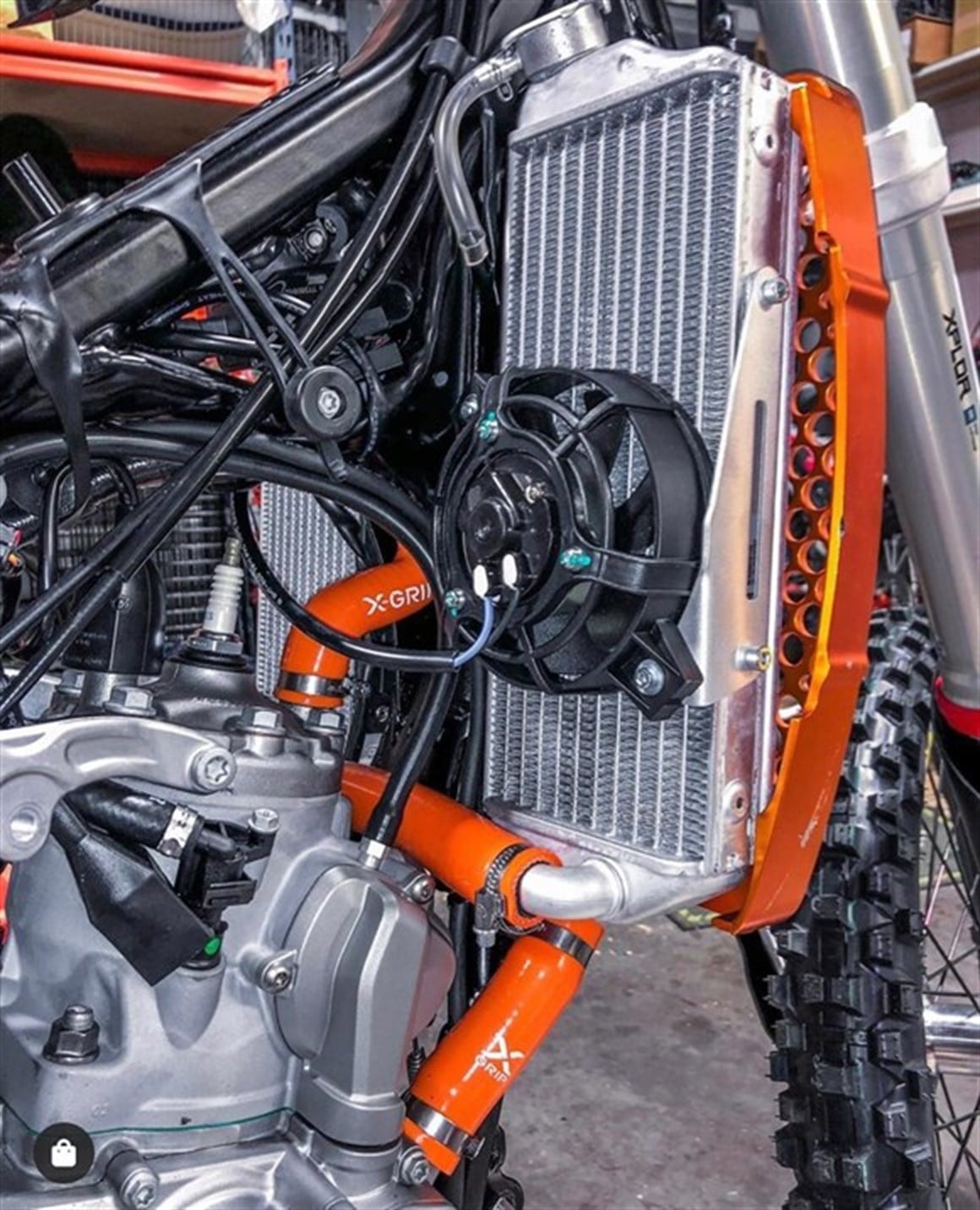 X-Grip Husqvarna FE 250 Modeller Fan Kit 2018/2021