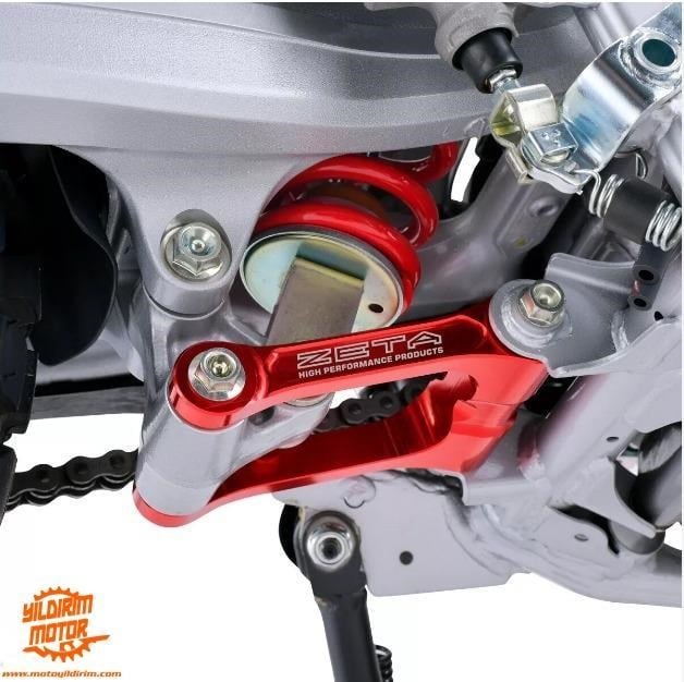 ZETA CRF250 RALLY ALÇALTMA KİTİ -30MM KIRMIZI 21-26