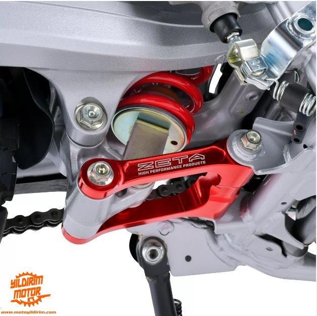 ZETA CRF 250 RALLY ALÇALTMA KİTİ -20MM KIRMIZI 17-20