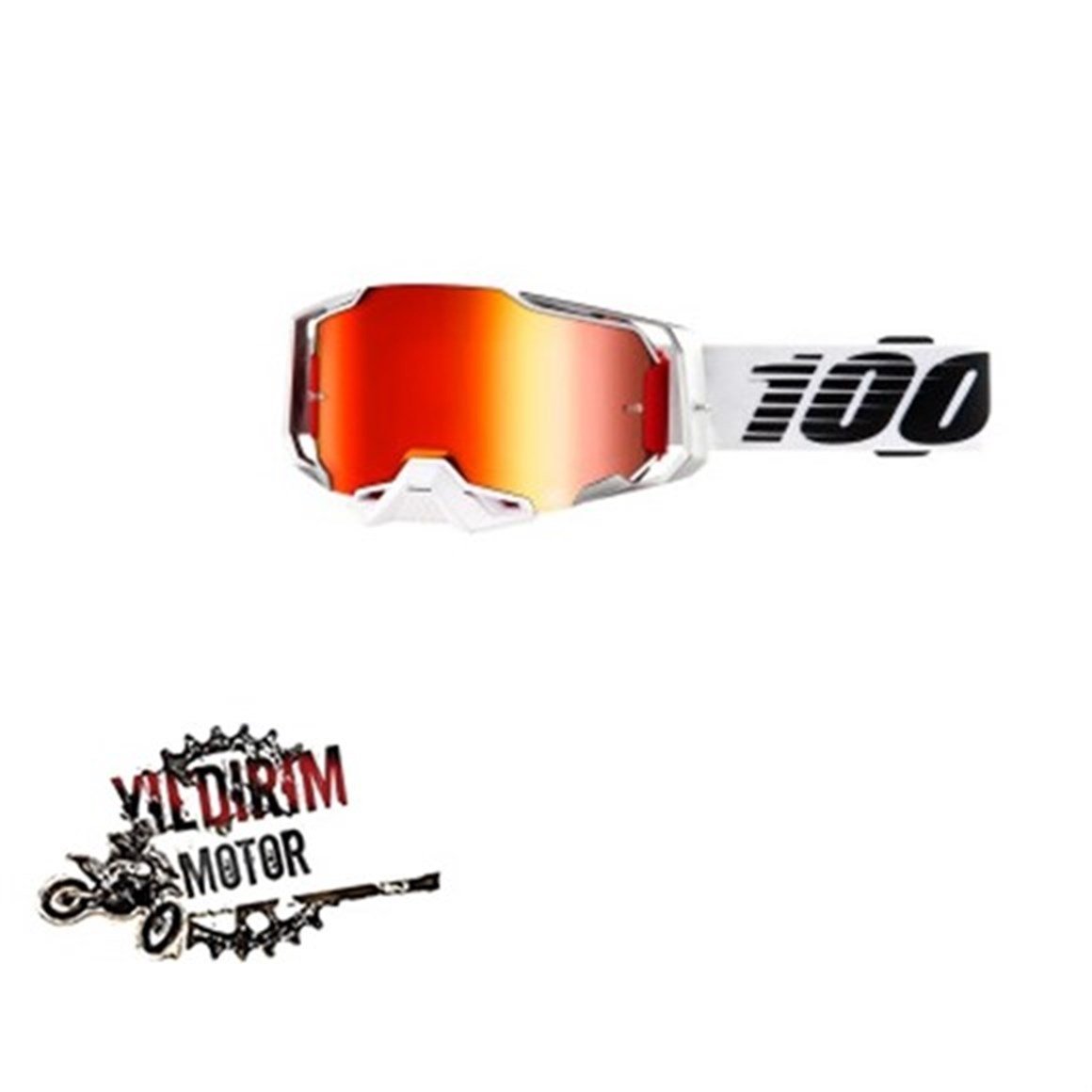 %100 ARMEGA ENDRO MOTOSİKLET GÖZLÜK UNISEX 