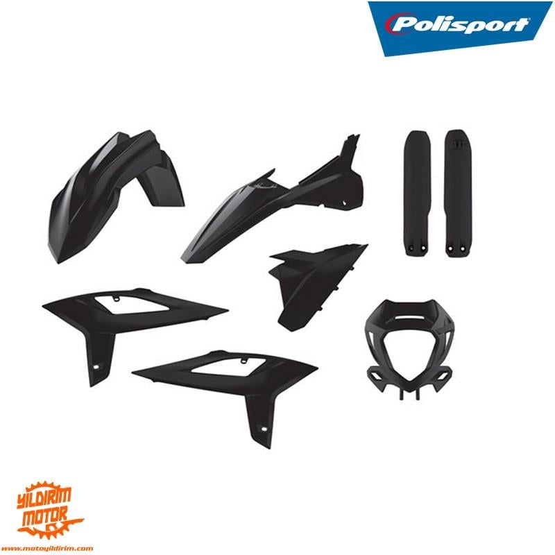2020 POLİSPORT BETA RR 2T/4T PLASTİK GRENAJ SETİ SİYAH