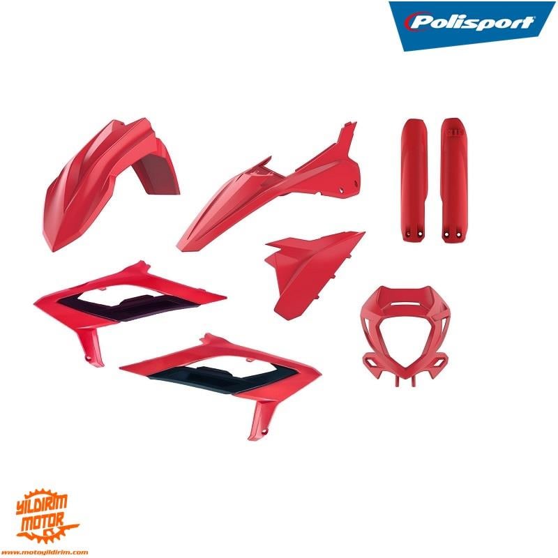 23-24 POLİSPORT BETA RR PLASTİK GRENAJ SETİ KIRMIZI