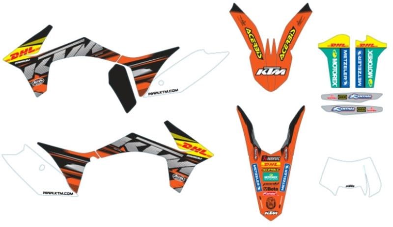 KTM Factory Graphics Sticker Kit