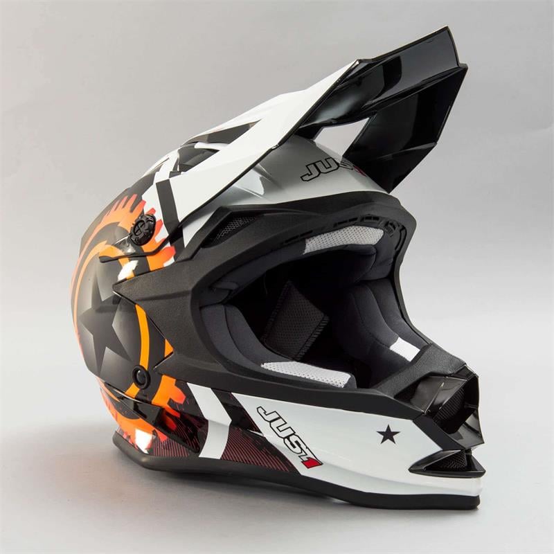 JUST1 J32 MOTOSTAR AGENT ORANGE KASK