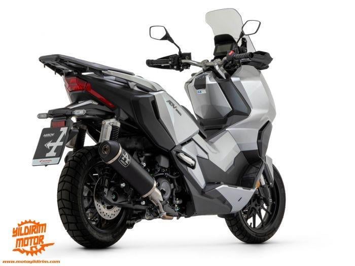 ARROW HONDA ADV 350 ALİMİNYUM SİYAH EGZOZ 2022