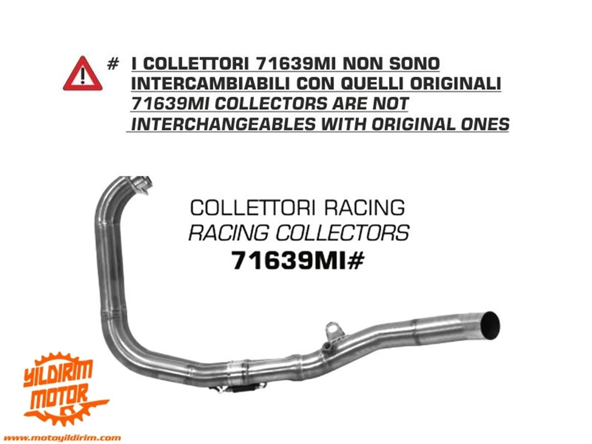 ARROW YAMAHA MT-03 HEADERS 16/17