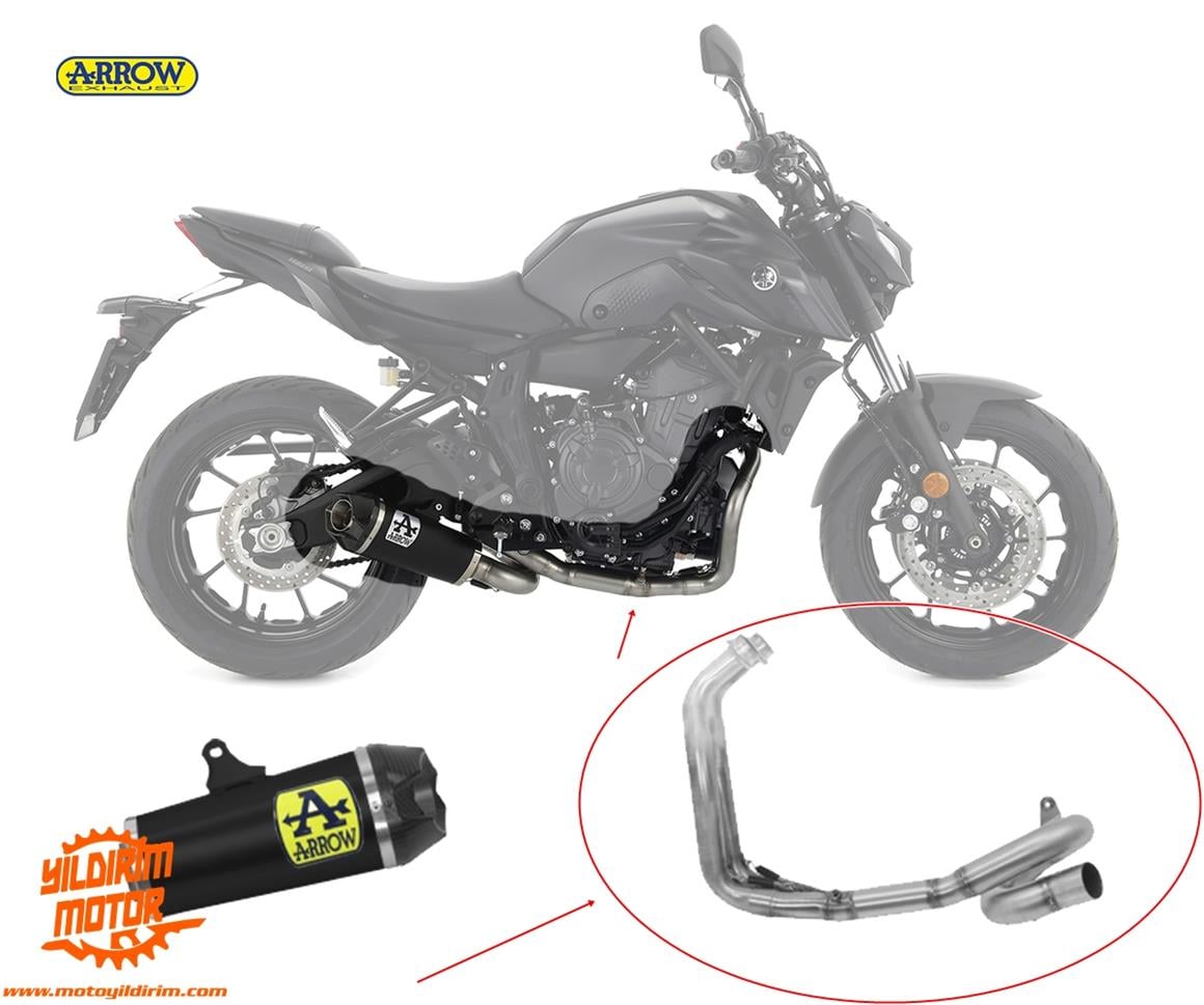 ARROW YAMAHA TRACER 700 HEADERS (LOW VERSİYON) 2020