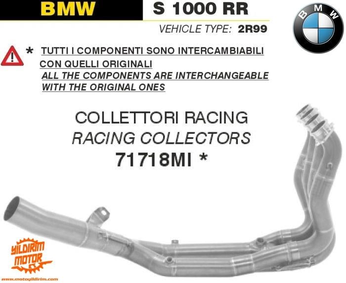BMW S 1000RR 2025 ARROW HEADERS 