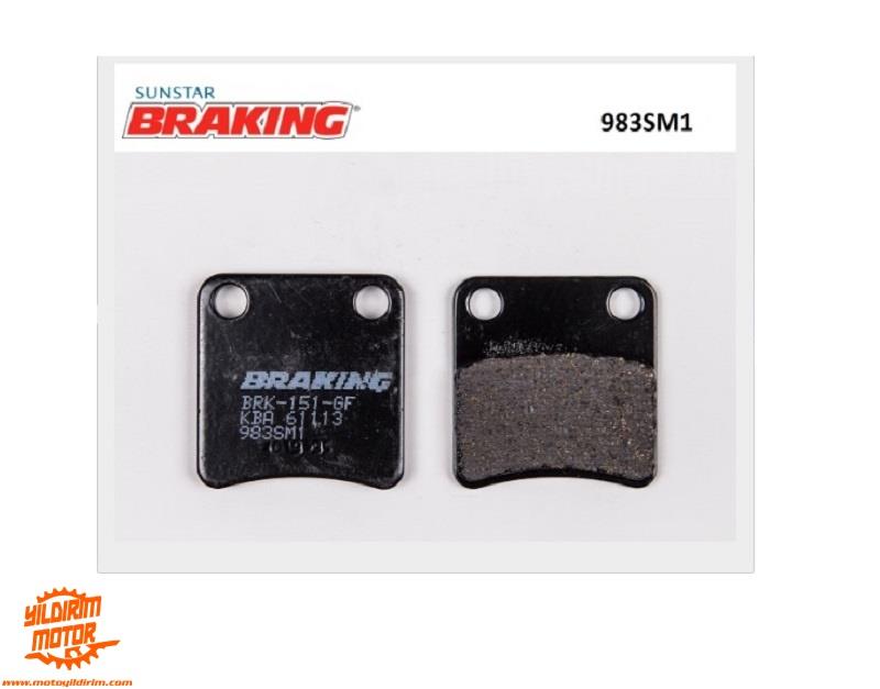 BRAKING YARI METALİK EL FREN BALATASI 