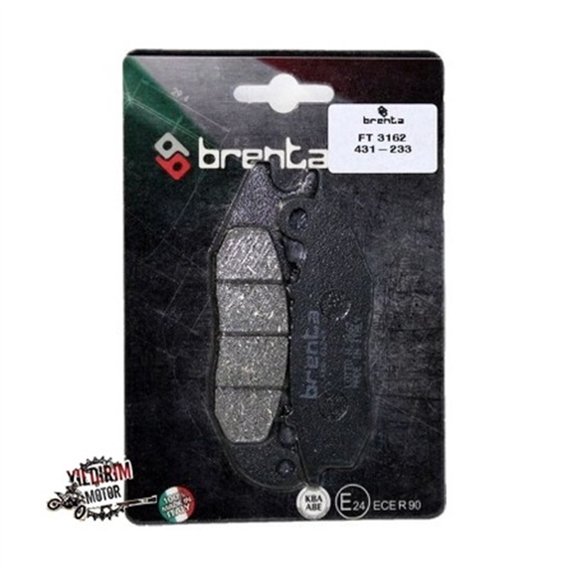 BRENTA HONDA CRF 250 L ORGANİK ÖN FREN BALATASI