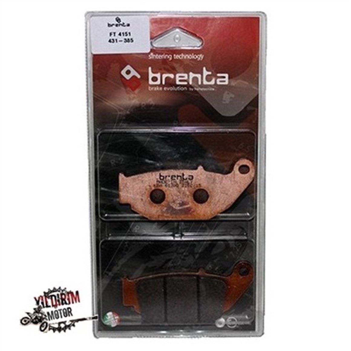 BRENTA HONDA CRF 250 L SİNTER ARKA FREN BALATASI
