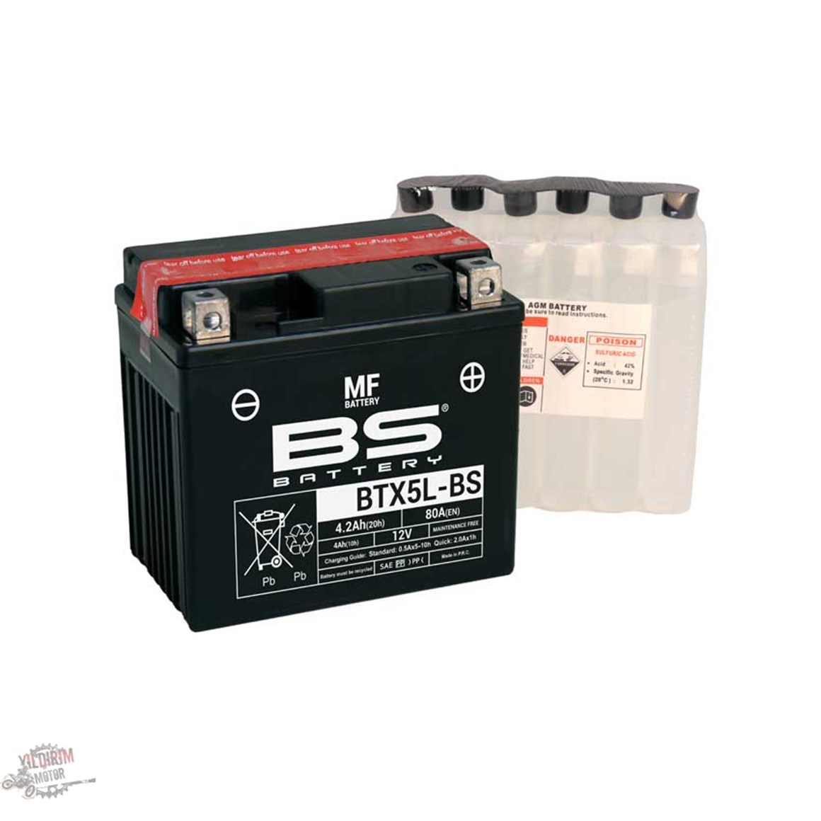 BS BATTERY BTX5L-BS Akü