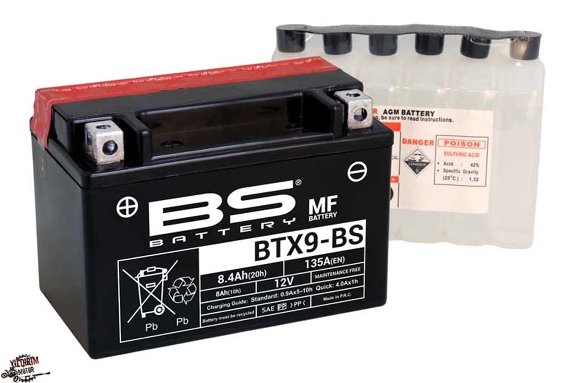 BS BATTERY BTX9 Akü