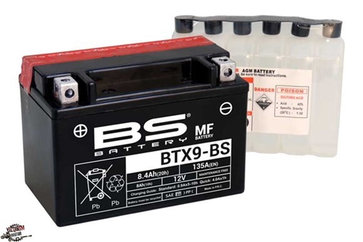 BS BATTERY BTX9 Akü