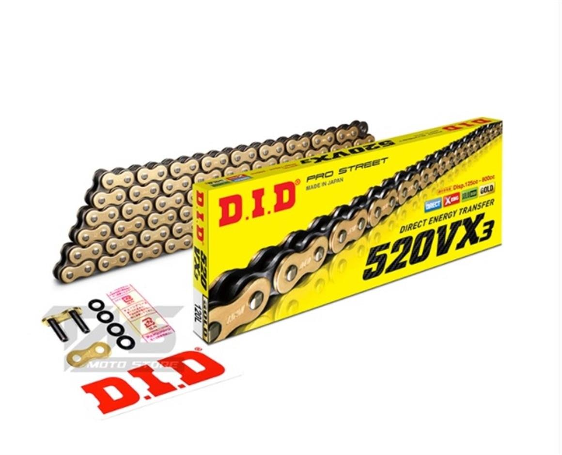 DİD VX3 520 - 120 GOLD ZİNCİR