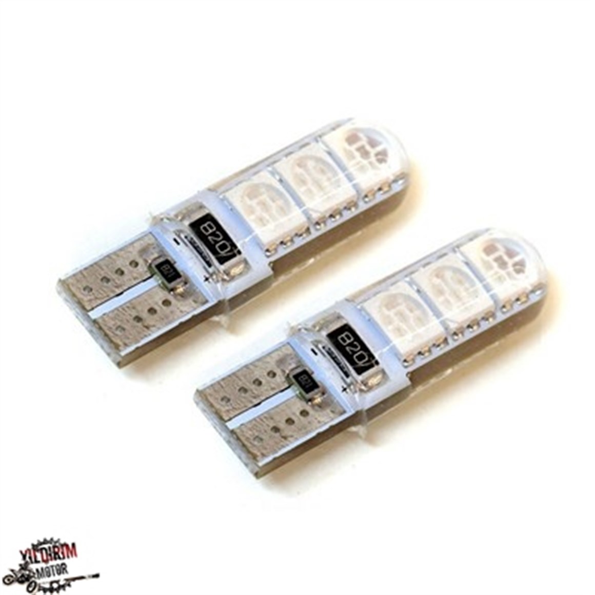 Dipsiz Slikon Ampül Beyaz