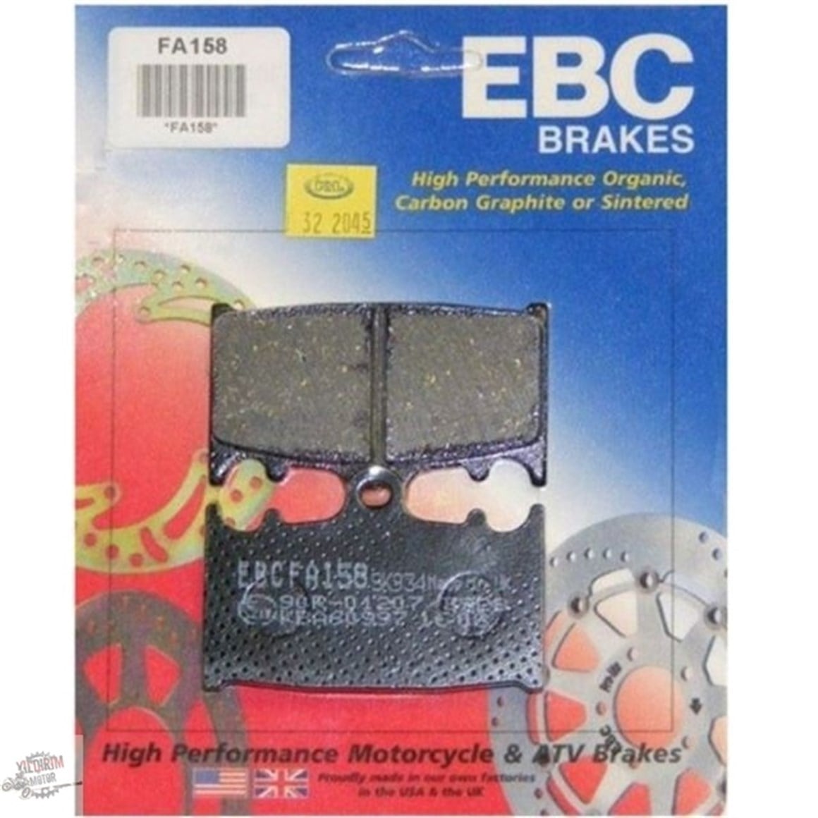 EBC FA158 Organik Fren Balatası