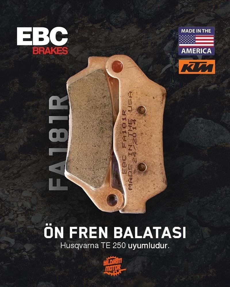 EBC FA181R NORDEN 901 ARKA FREN BALATASI