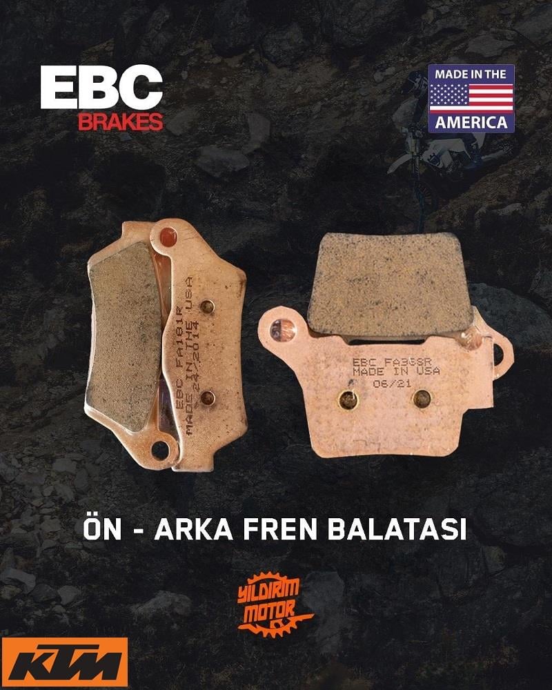 EBC HUSQVARNA TE/FE ÖN ARKA BALATA SETİ