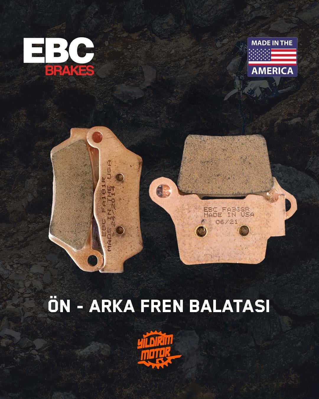 EBC HUSQVARNA TE/FE ÖN ARKA BALATA SETİ
