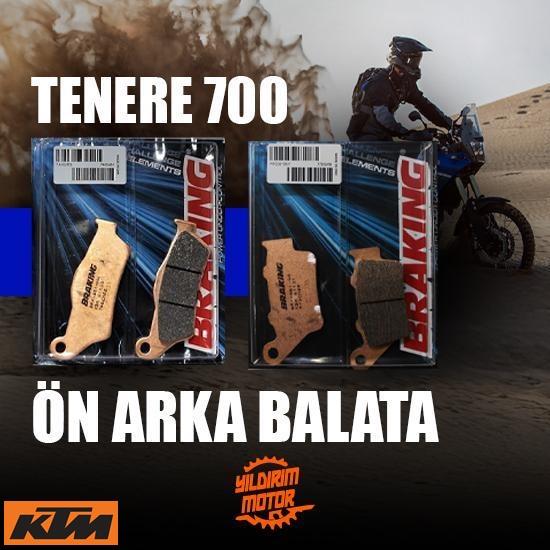 EBC YAMAHA TENERE 700 ÖN/ARKA FREN BALATASI 19-24