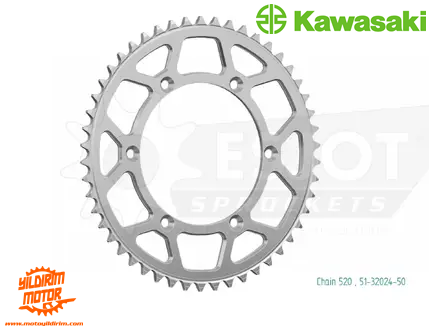 ESJOT KAWASAKI KLX 250 ARKA DİŞLİ 46T