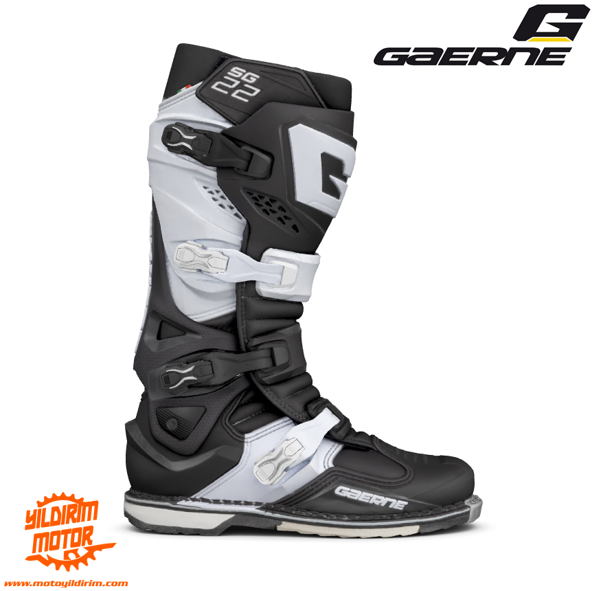 GAERNE SG22 SİYAH BEYAZ KASK